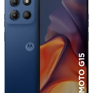 Smartphone Motorola Moto G15 - 128gb 12gb (4gb Ram+8gb Ram Boost) E Camera 50mp Com Ai E Night Vision Bateria De 5200 Mah Tela Fhd+ 6.7 Com Superbrilho Nfc Azul Escuro